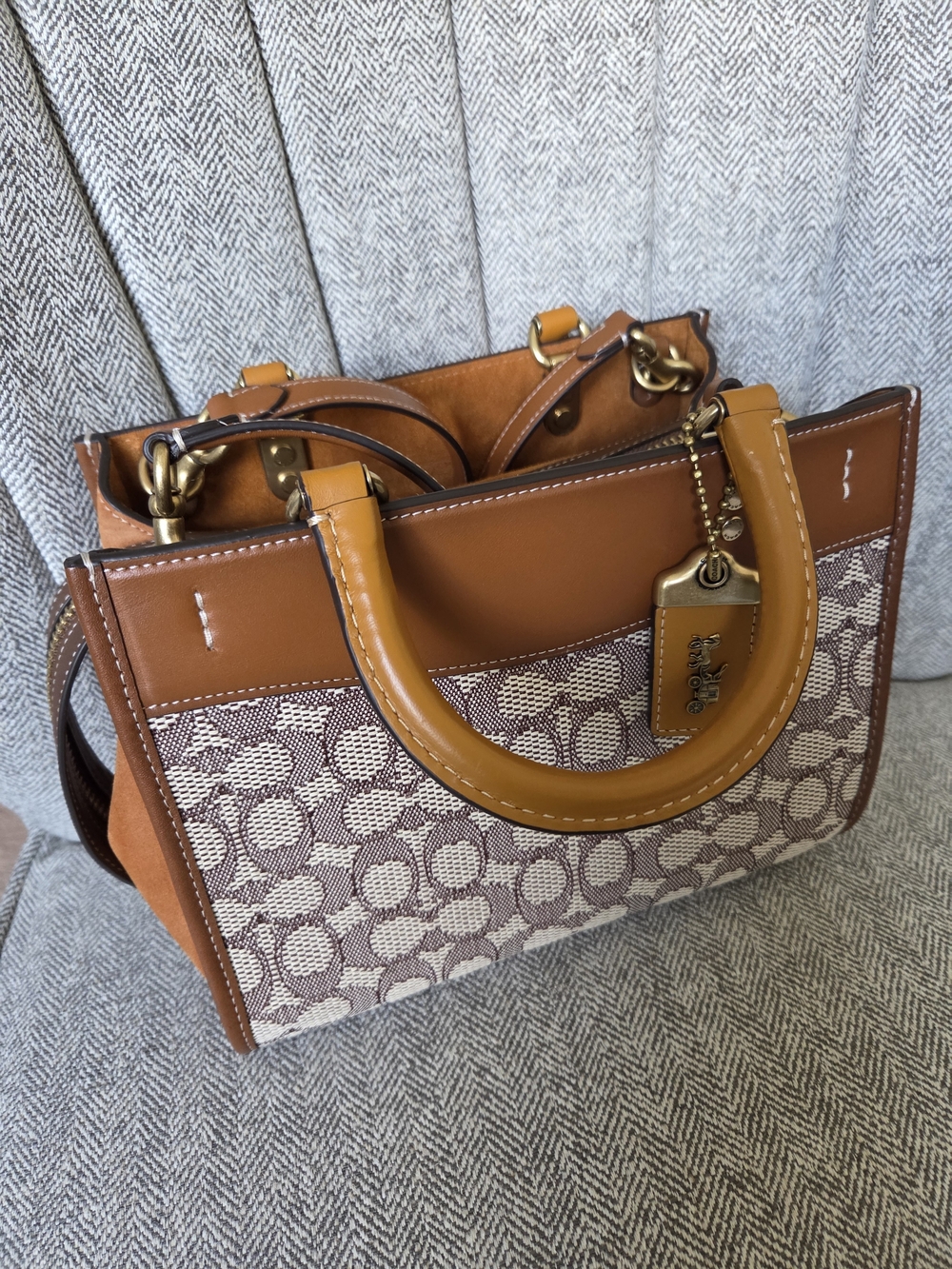 Coach Rogue 25 Signature Textile Jacquard C6444 - Picture 4 of 13